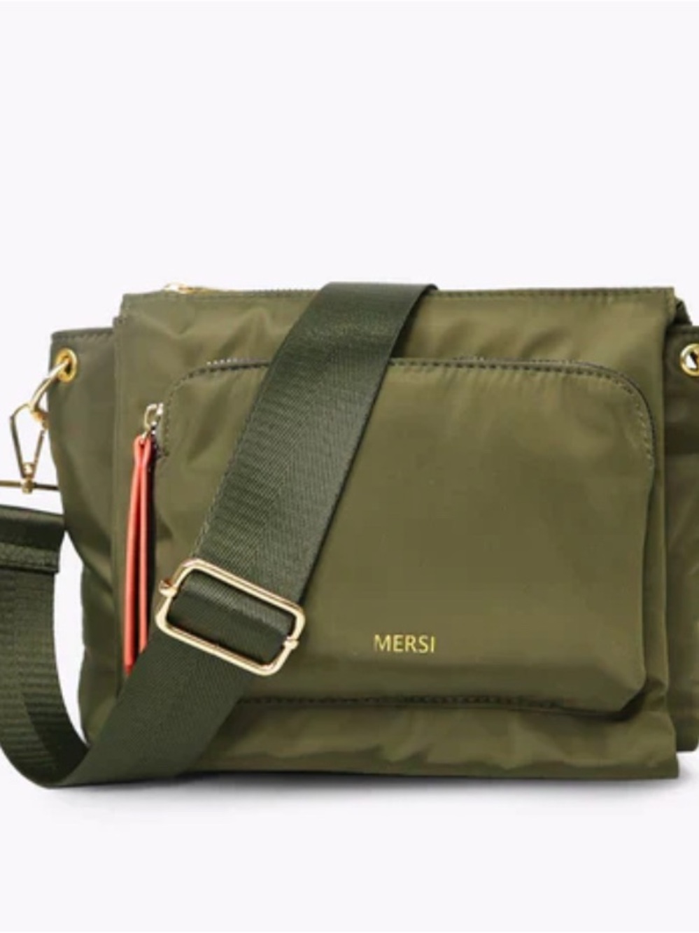 Olive Green Crossbody Bag for Women
